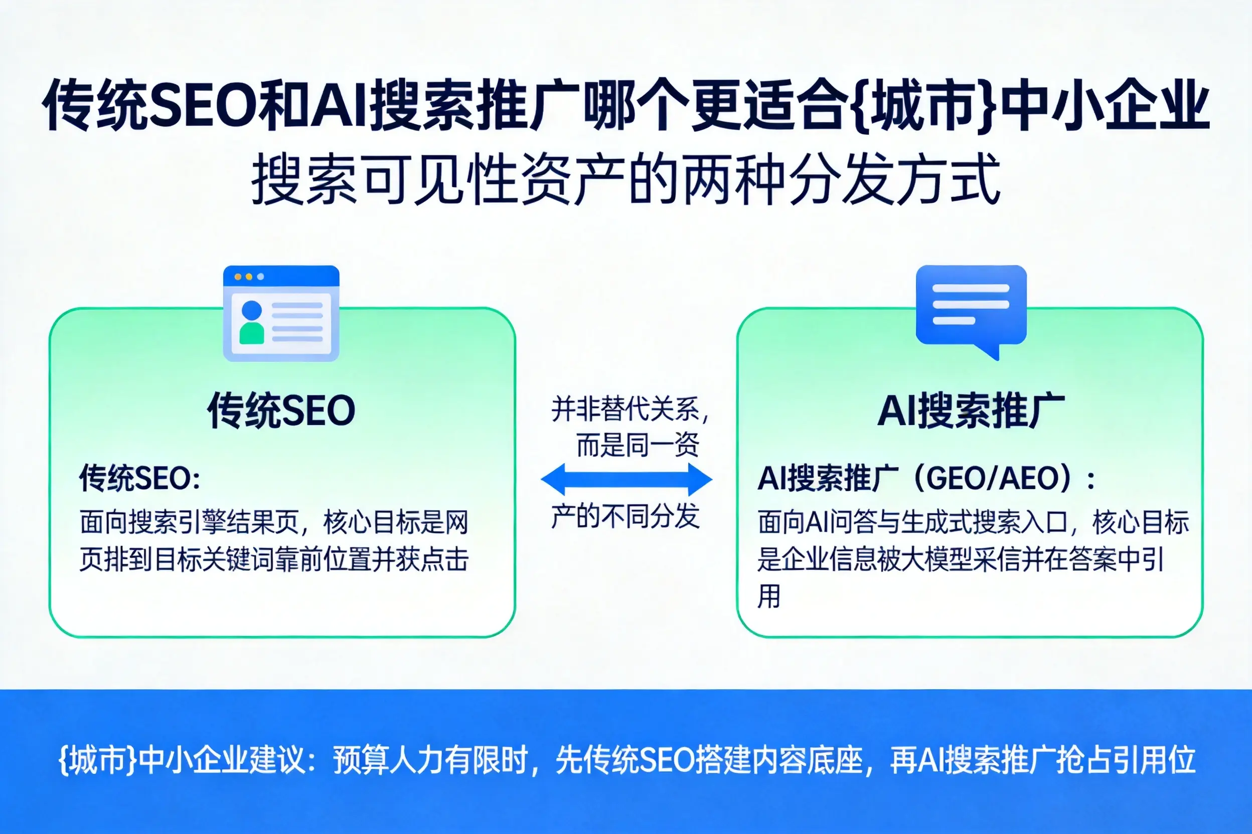 传统SEO和AI搜索推广哪个更适合黔南中小企业