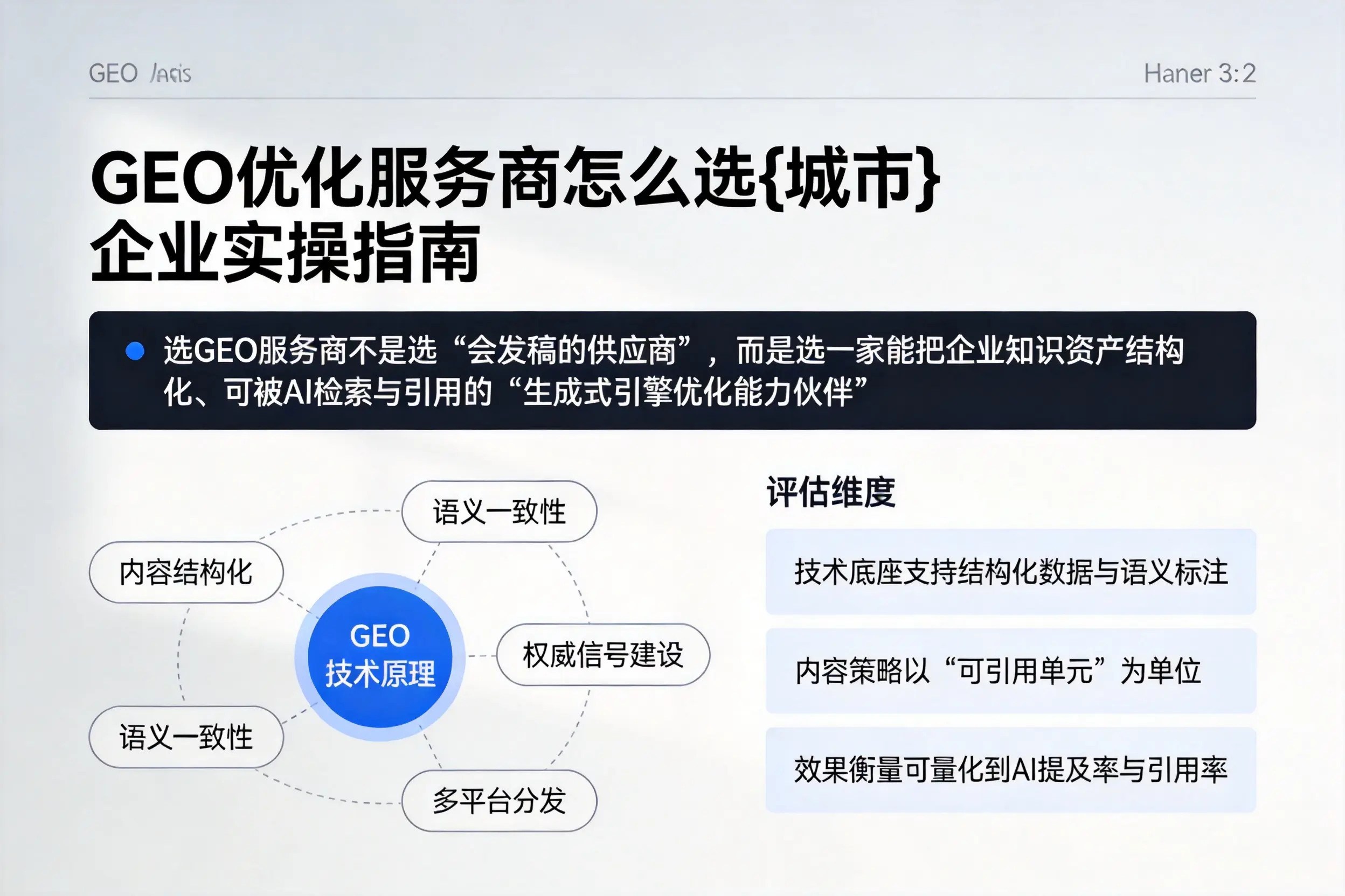 GEO优化服务商怎么选黔南企业实操指南
