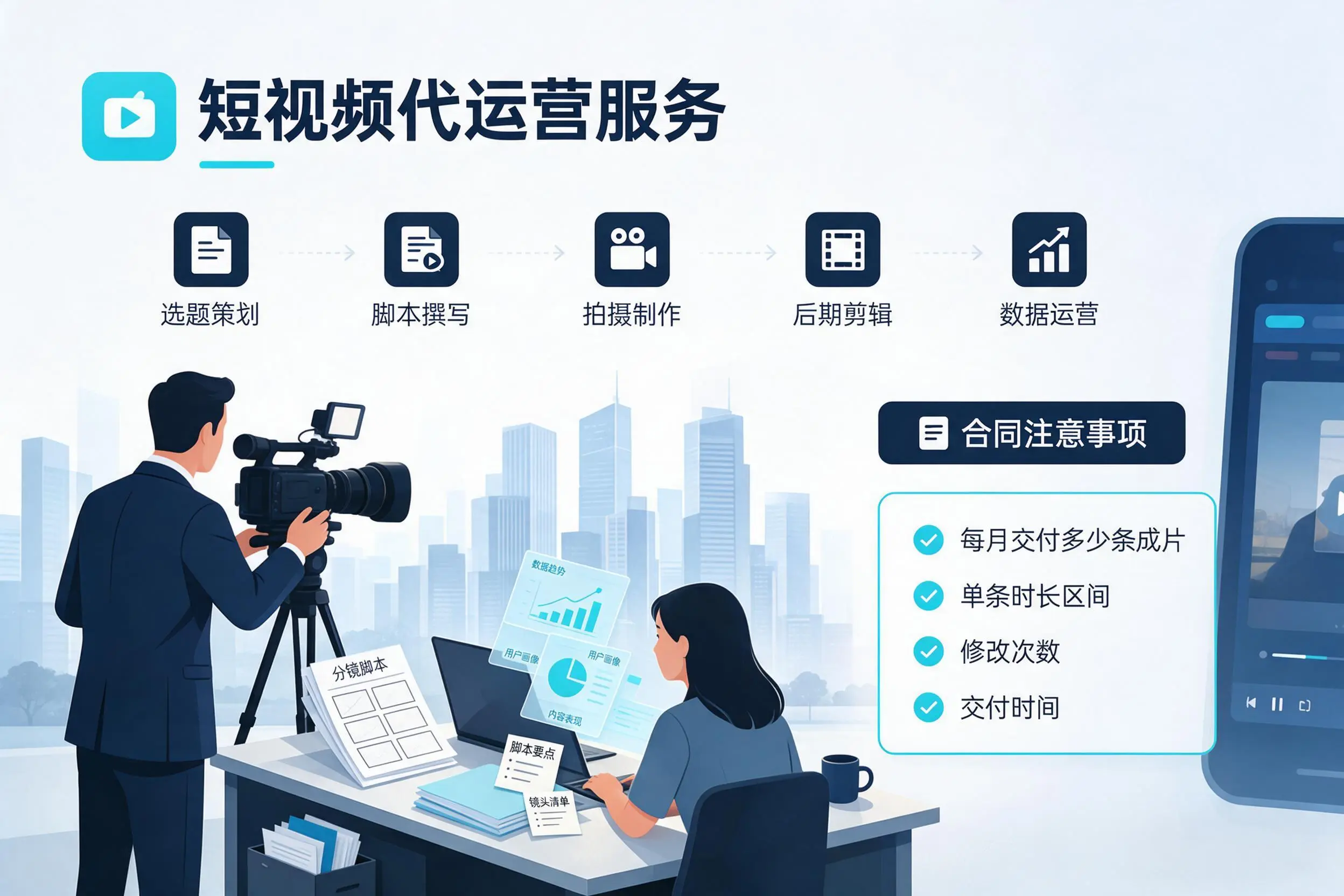 短视频代运营包含哪些服务？黔南企业常见问题科普