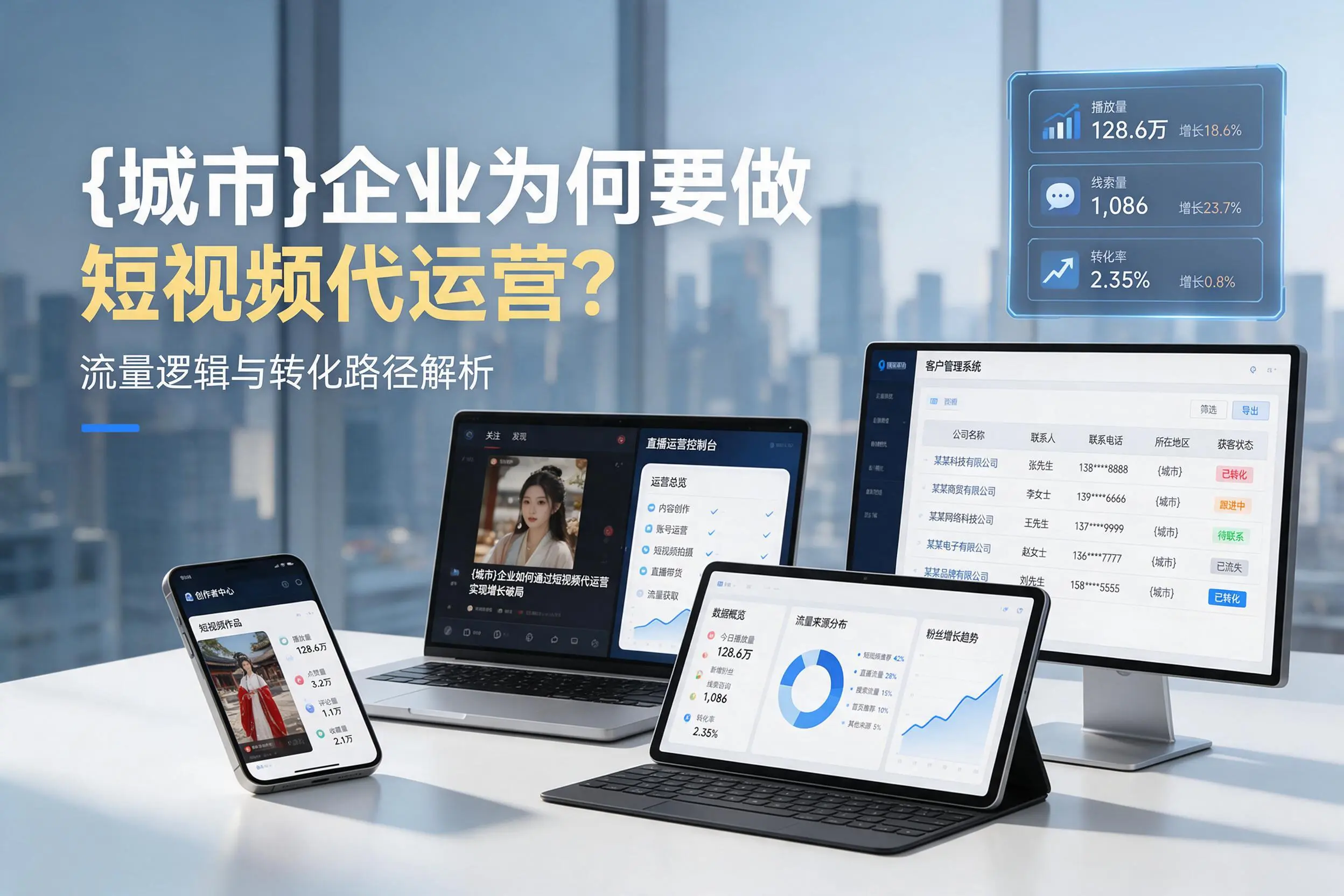 黔南企业为何要做短视频代运营？流量逻辑与转化路径解析