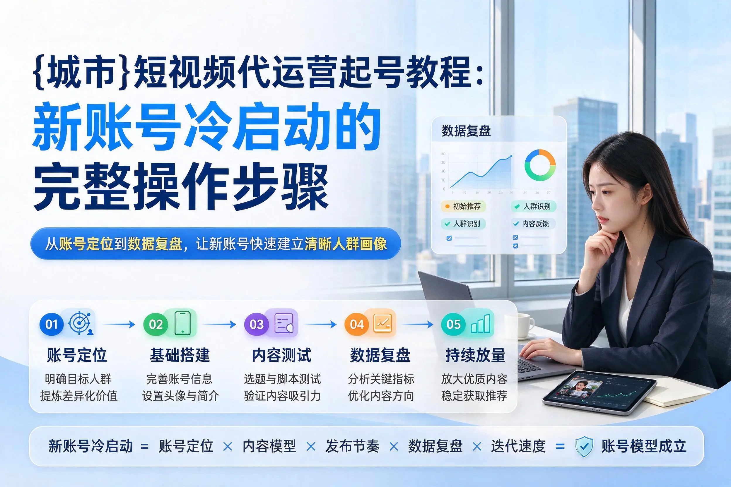 黔南短视频代运营起号教程：新账号冷启动的完整操作步骤