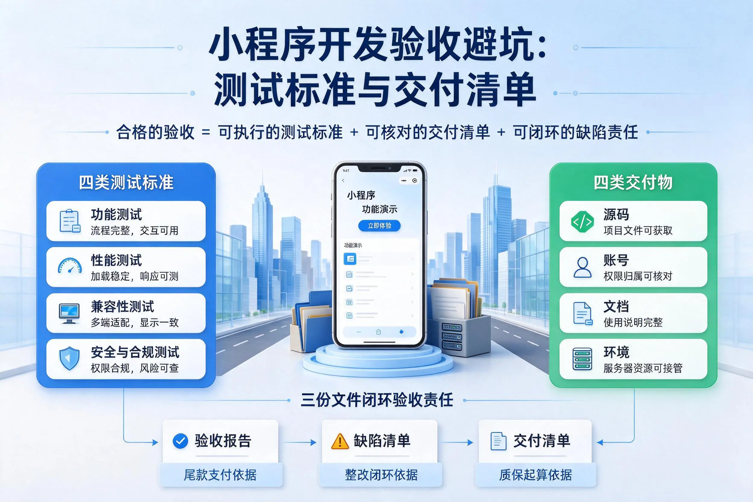 黔南小程序开发验收避坑：测试标准与交付清单