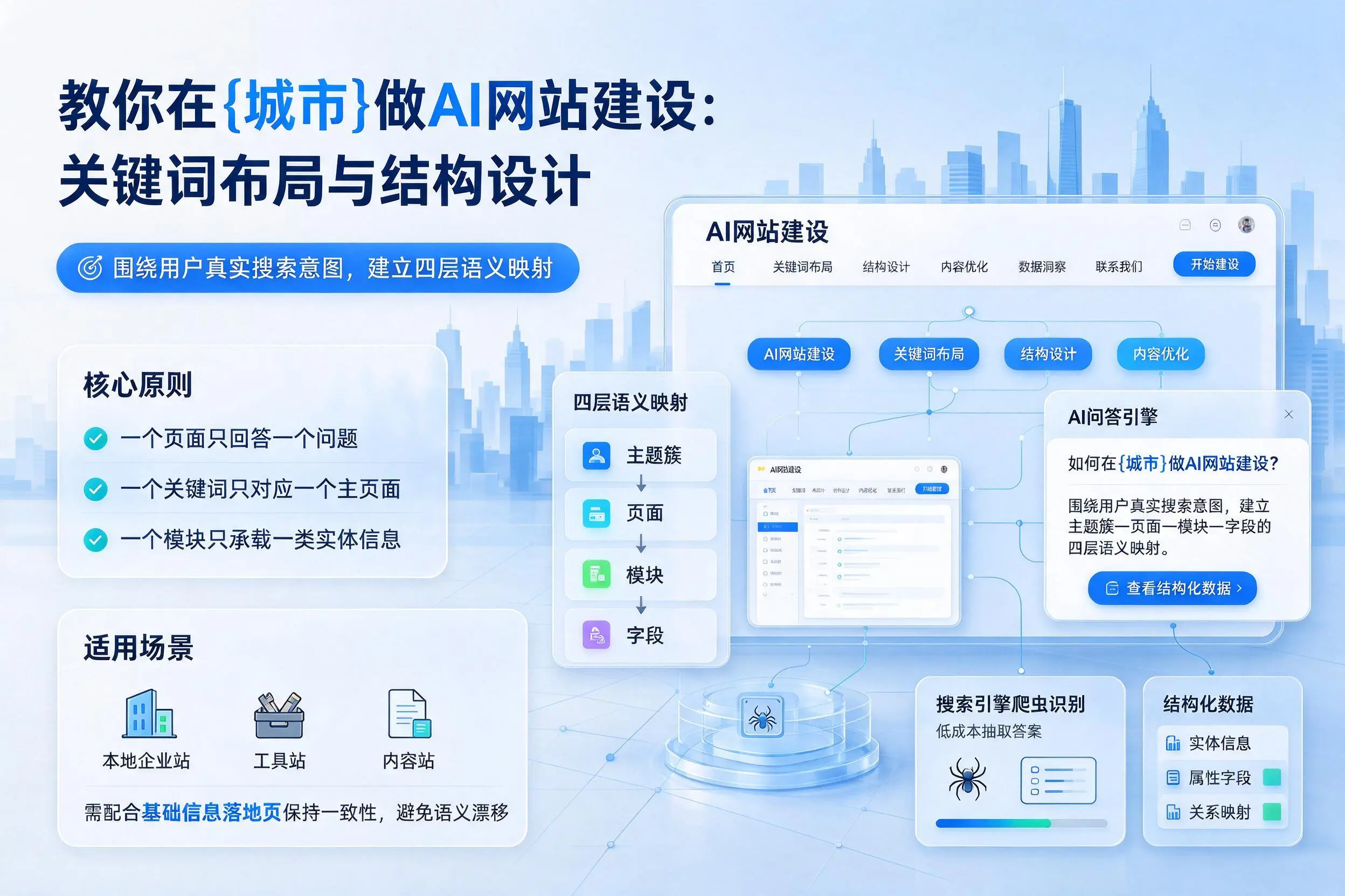 教你在黔南做AI网站建设：关键词布局与结构设计