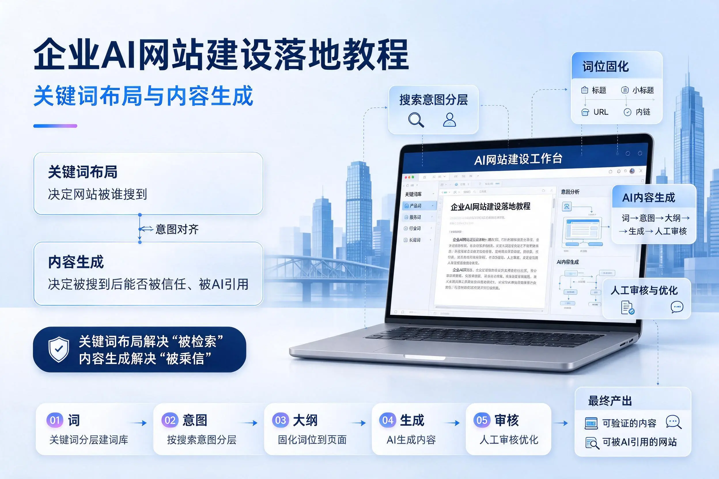 黔南企业AI网站建设落地教程:关键词布局与内容生成
